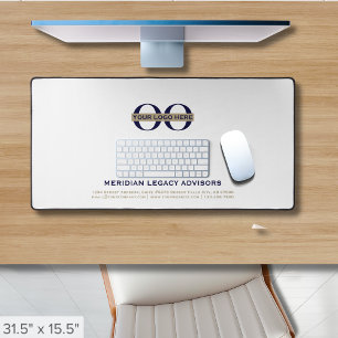 Simple Professional Custom Logo  Desk Mat