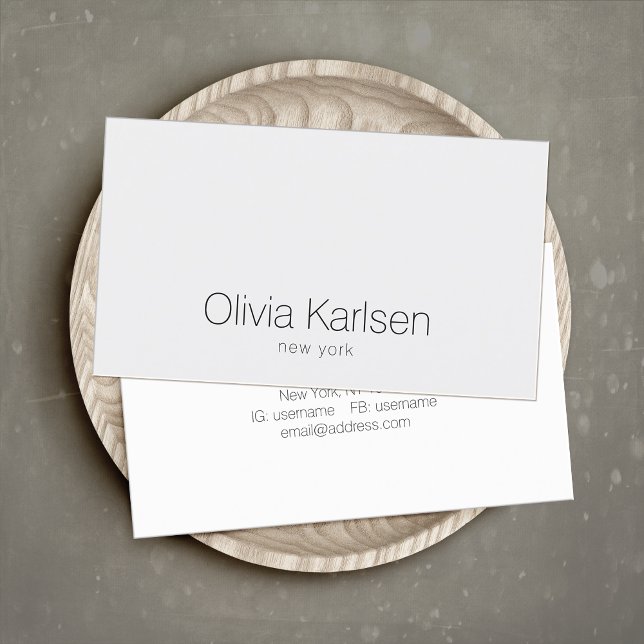 Simple Professional Grey Grey  Modern Business Card (Creator Uploaded)