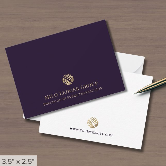 Simple Professional Luxury Logo  Card (Creator Uploaded)