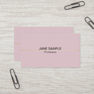 Simple Professional Modern Elegant Design Business Card