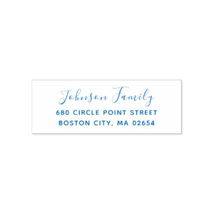 Simple Professional or Personal Return Address  Self-inking Stamp