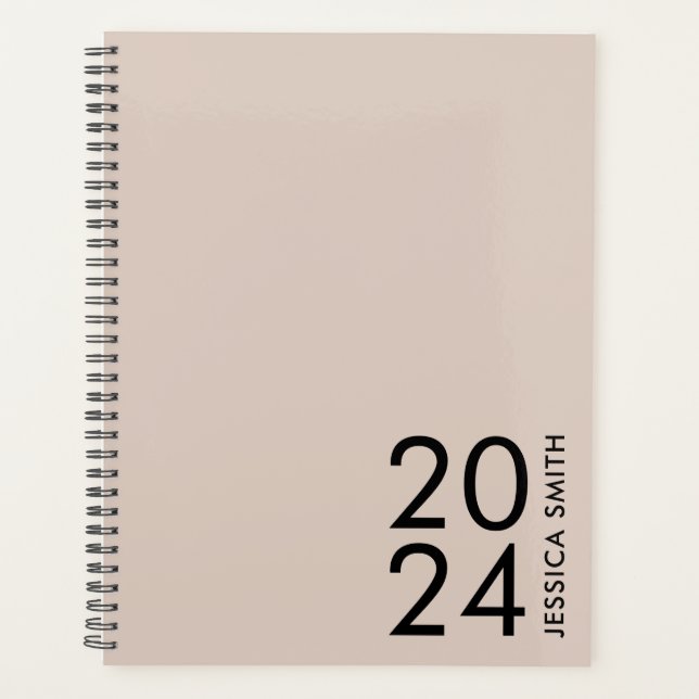 Simple professional personalized planner (Front)