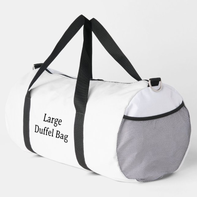 Simple Professional Print Cut Sew Large Duffle Bag (Right Corner)