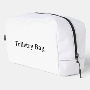 Simple Professional Print Cut Sew Toiletry Bag