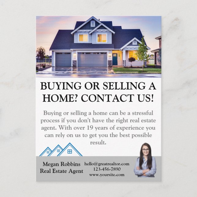 Simple Professional Real Estate Property Selling Postcard (Front)
