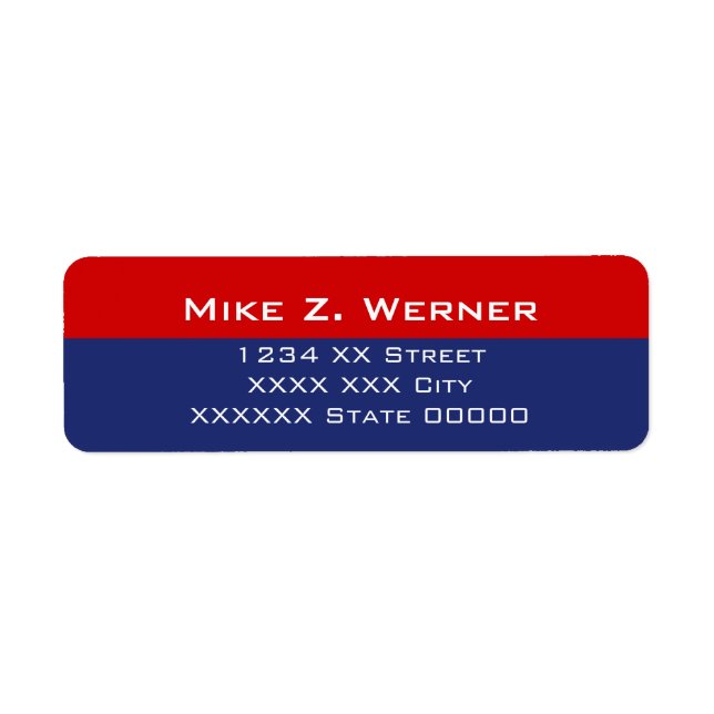 simple professional red/blue (Front)