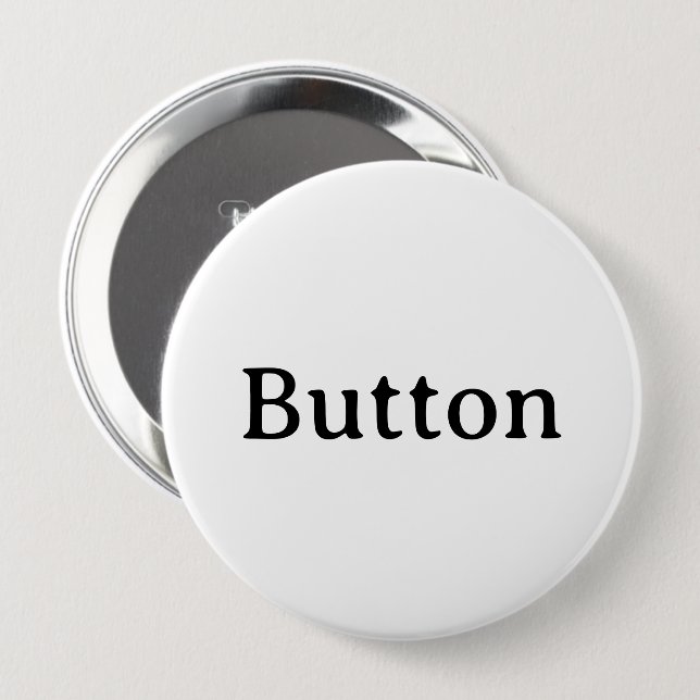 Simple Professional Round 4"  4 Inch Round Button (Front & Back)