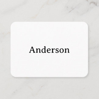 Simple Professional Rounded 3.5" x 2.5" Flat Appointment Card