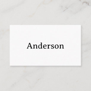 Simple Professional Squared 3.5" x 2.0" Flat Appointment Card