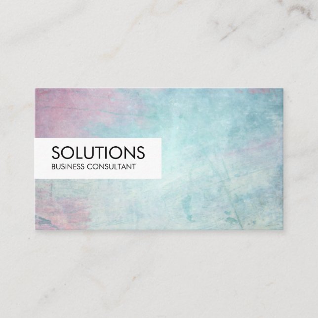Simple Professional Stylish Texture Business Card (Front)