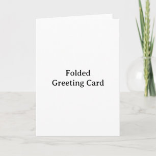 Simple Professionnel 5" x 7" Carte de Vœux Pliée