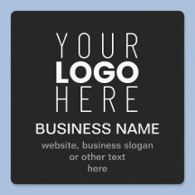 Simple Promotional Template for Your Business Logo