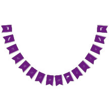 Simple Purple And White Customizable Graduation