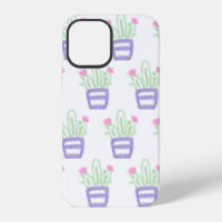 Simple purple green cactus glitter sparkle custom 