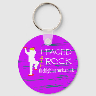 simple purple keychain