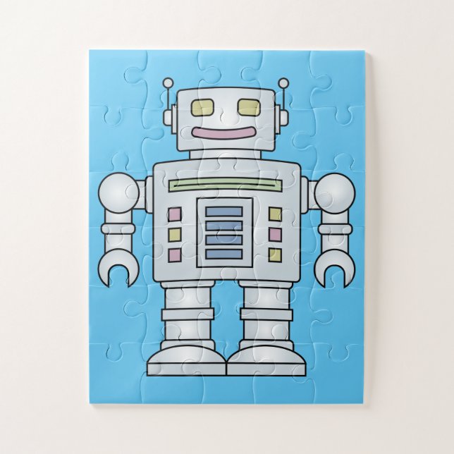 Simple puzzle pour les robots jouets pour enfants  (Vertical)