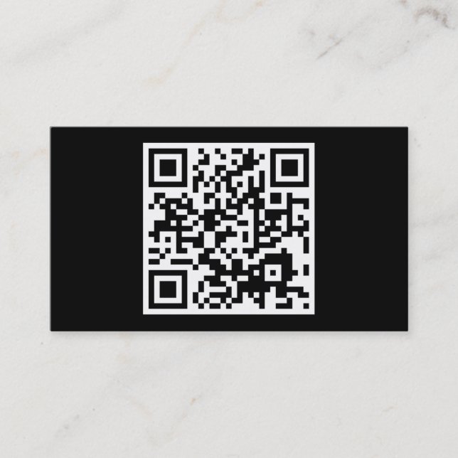 simple QR code Business Card (Front)