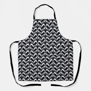 Simple Raccoon Design Apron