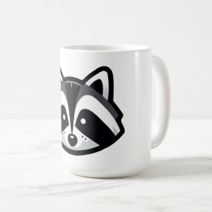 Simple Raccoon Design Coffee Mug