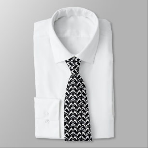 Simple Raccoon Design Tie