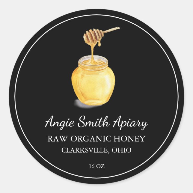 Simple Raw Honey Label (Front)