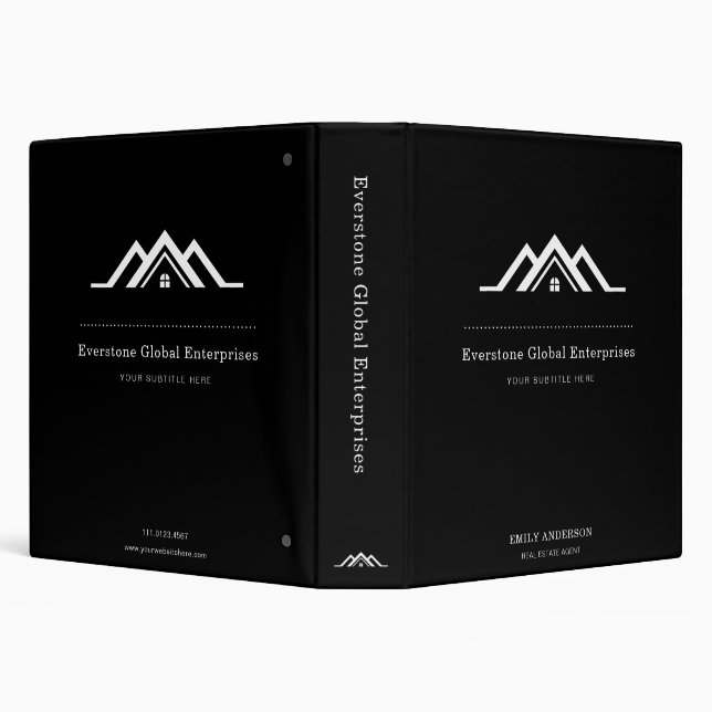 Simple Real Estate Agent Business Binder (Background)