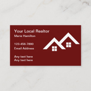 Simple Realtor Theme Business Cards
