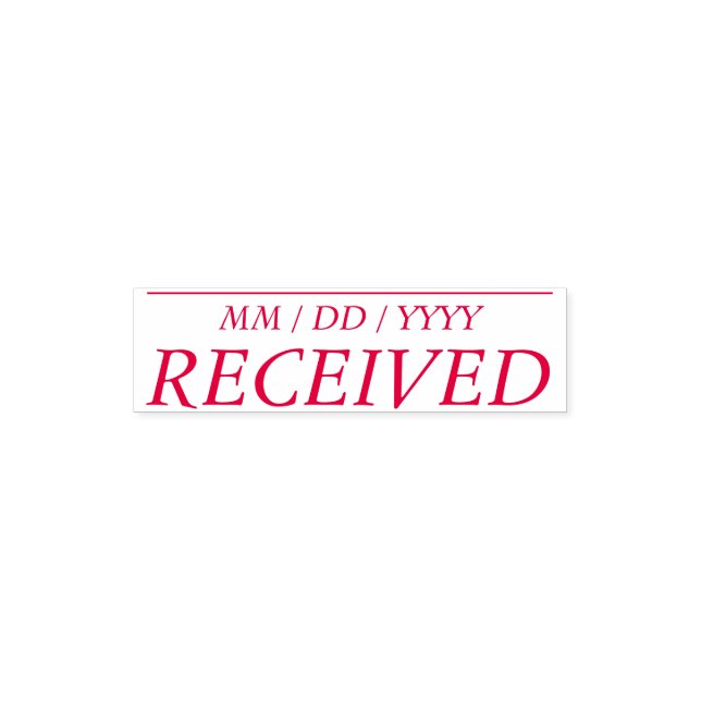 Simple "RECEIVED" Rubber Stamp (Design)