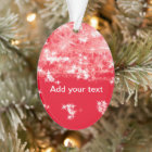 Simple red glitter sparkle stars add your text c t