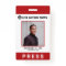 Simple Red Logo Press Employee Photo ID
