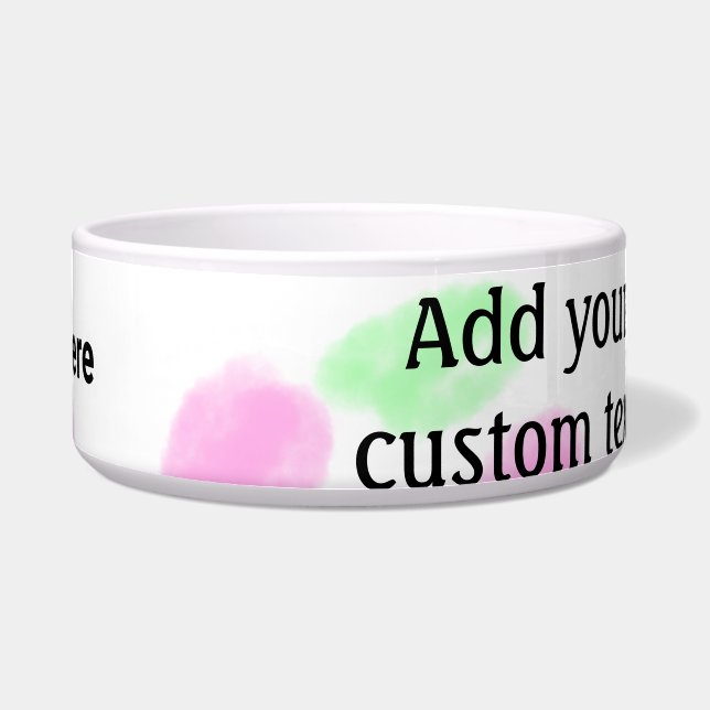 Simple red pi watercolor add your logo custom text (Front)