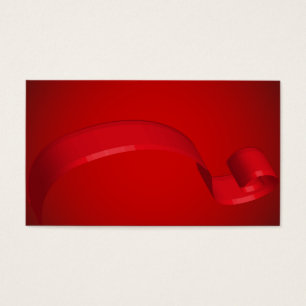 Simple Red Ribbon Gift Cards
