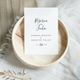 Simple Reserva la Fecha Postcard