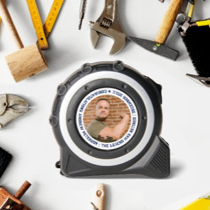 Simple Retirement Handyman Photo Custom Name 1