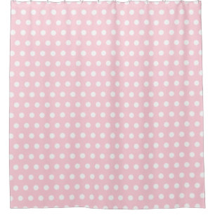 Simple Retro Small white polka dots on pastel pink