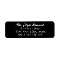 Simple Return Address Black