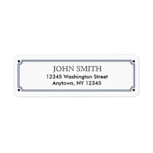 Simple Return Address Label