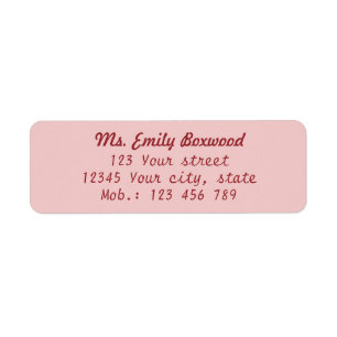 Simple Return Address Red