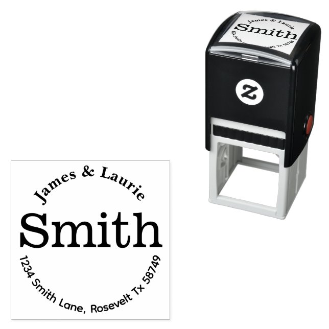 Simple Return Address  Self-inking Stamp (In Situ)