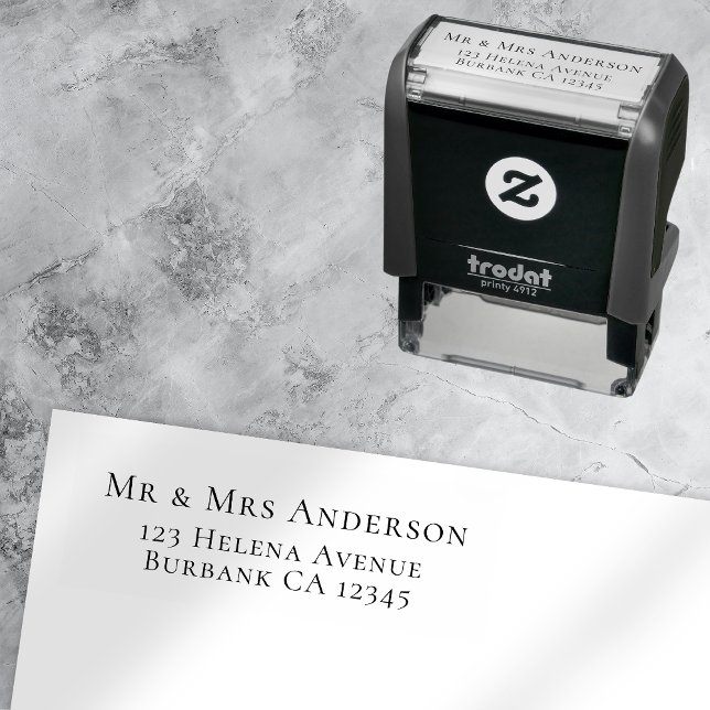 Simple Return Address  Self-inking Stamp (Creator Uploaded)