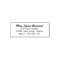 Simple Return Address