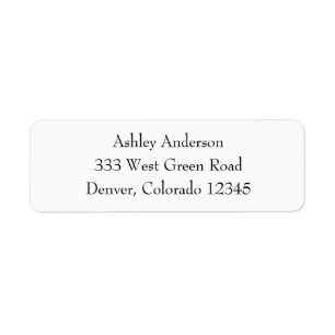 Simple Return Adres