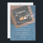 Simple Ring Box Blue Wedding Invitation<br><div class="desc">Simple Ring Box Blue Wedding Invitation</div>
