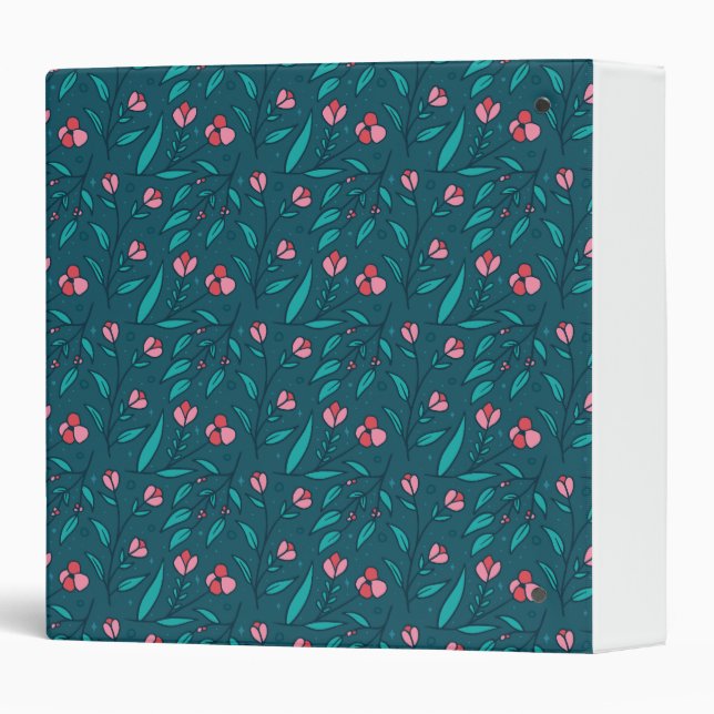 Simple roses pattern  binder (Back/Spine)