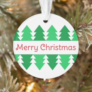 Simple Rouge Joyeux Noël Dessin d'arbre vert