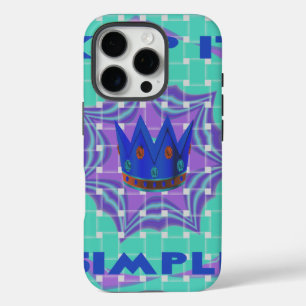 Simple Royal iPhone 16 Pro Case