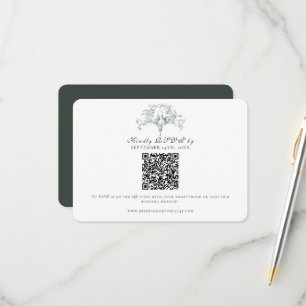 Simple RSVP Forêt Verte Art de Colombes Toile de J