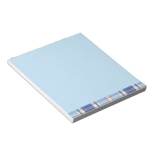 Simple Rustic Blue Style Chake Notepad