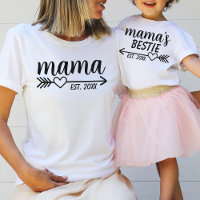 Simple Rustic Heart Arrow New Mom Mama