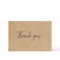 Simple Rustic Kraft Script Business Thank You Card